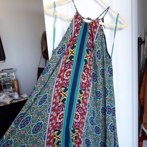 XS Anthropologie ella halter tunic